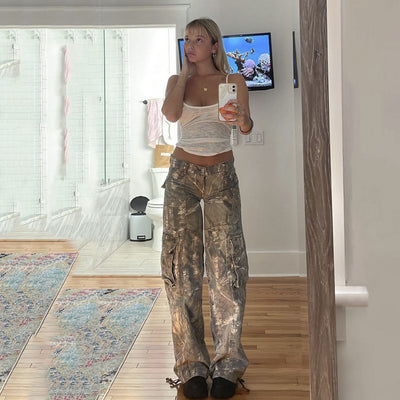 Unisex Camo Cargo Pants