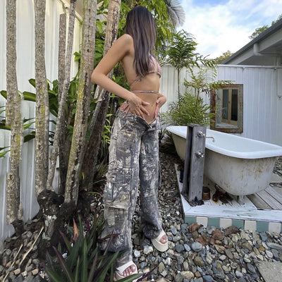Unisex Camo Cargo Pants