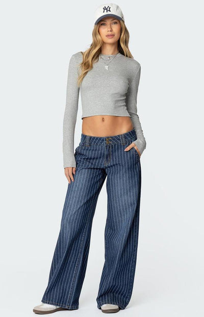 Coastal Stripes Retro Denim