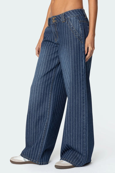 Coastal Stripes Retro Denim